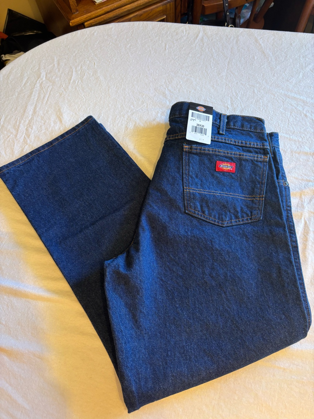 Dickies Men's Dark Blue Relaxed Fit Jeans